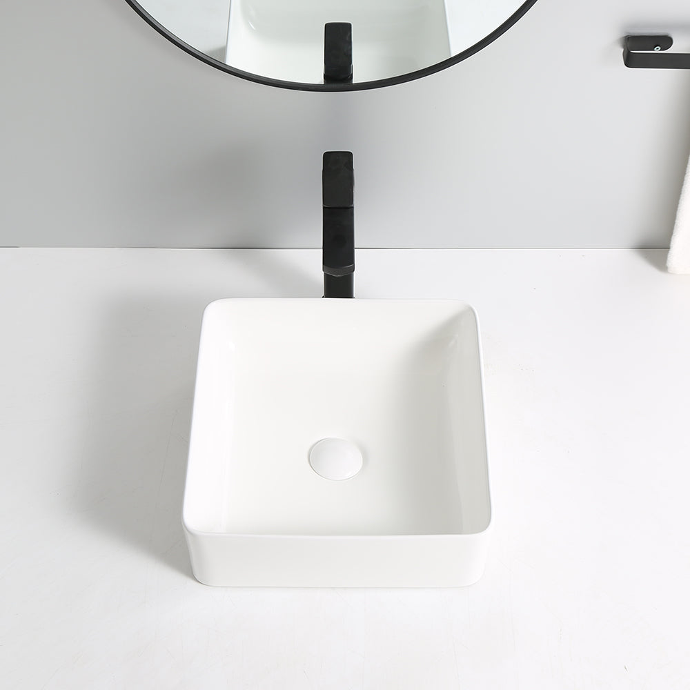 Ceramic Basin White - 9389 (RRP $175)