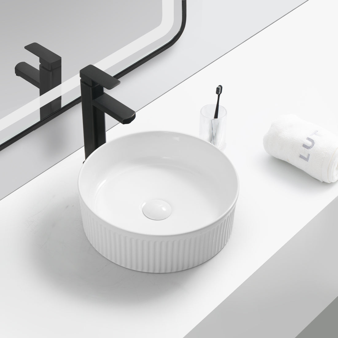 Ceramic Basin White - 9660 (RRP $205)