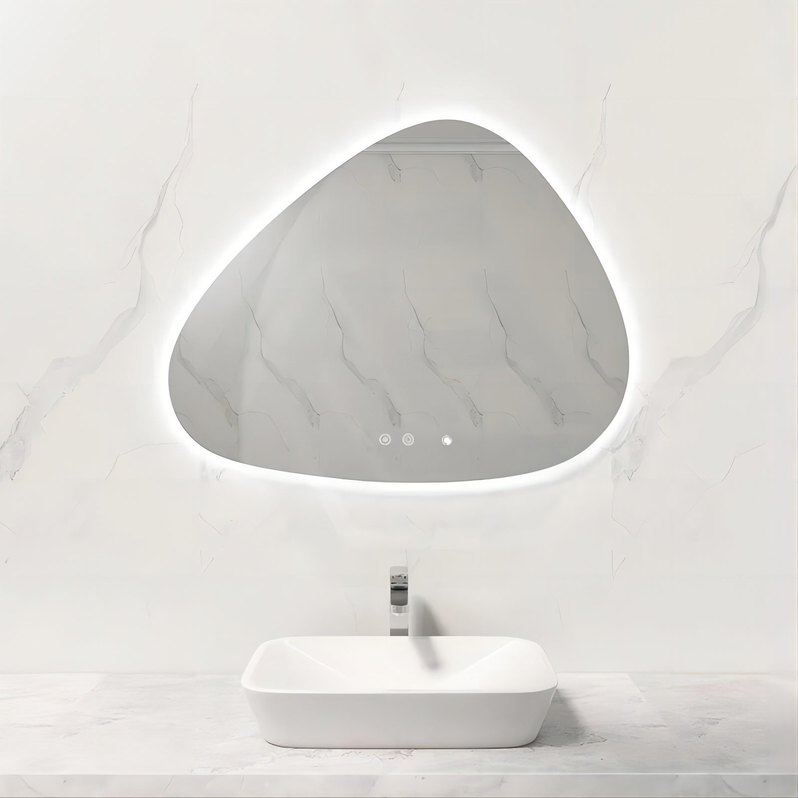 Frameless LED Bathroom Mirror - YX8674  (RRP $180)