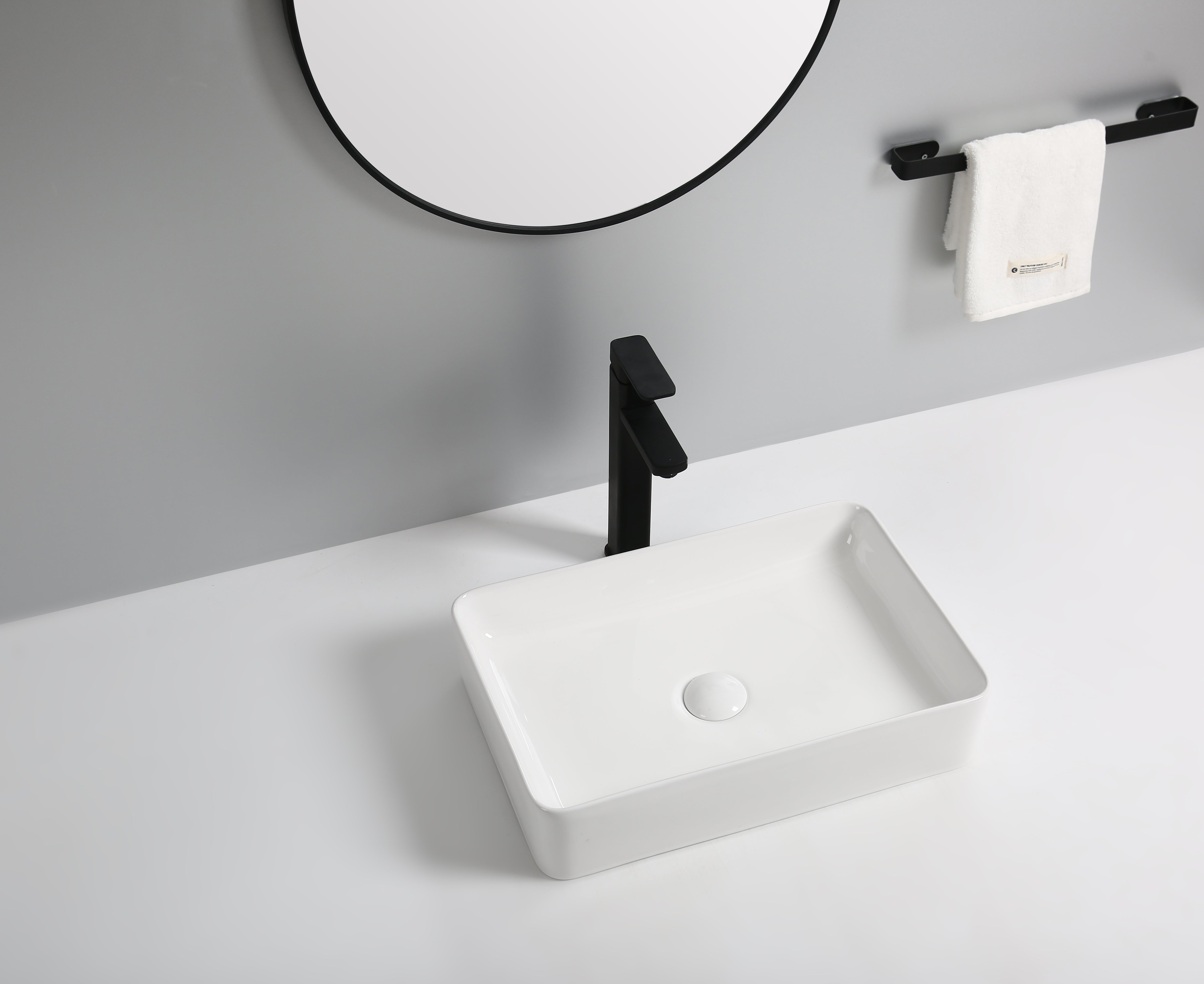 Ceramic Basin White - 9533 (RRP $195)